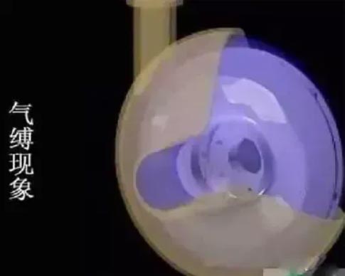 離心泵氣縛現象圖片
